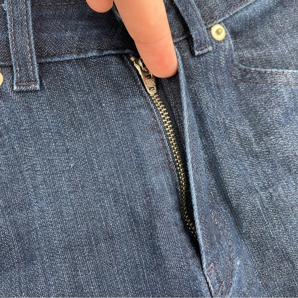 American Giant 218 Skinny Jeans Womens‎ Size 27 Blue Indigo Stretch Denim Cotton - Picture 3 of 13